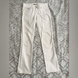 Levi’s Mid Rise Skinny Jeans White